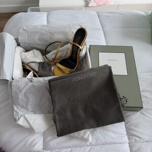 Tom Ford Mustard Yellow Sandals